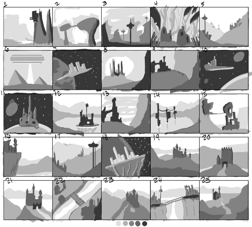 HOW TO CREATE AN ILLUSTRATION: THUMBNAILS